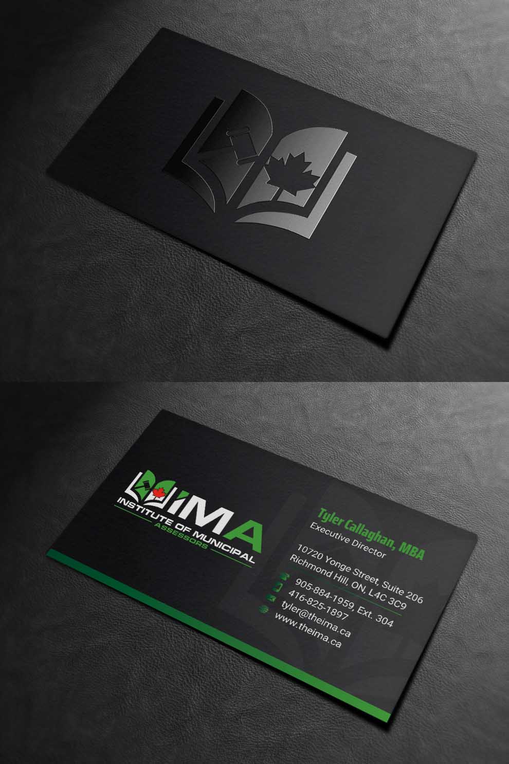 Business Card Design by INDIAN_Ashok for The Institute of Municipal Assessors | Design #24740954