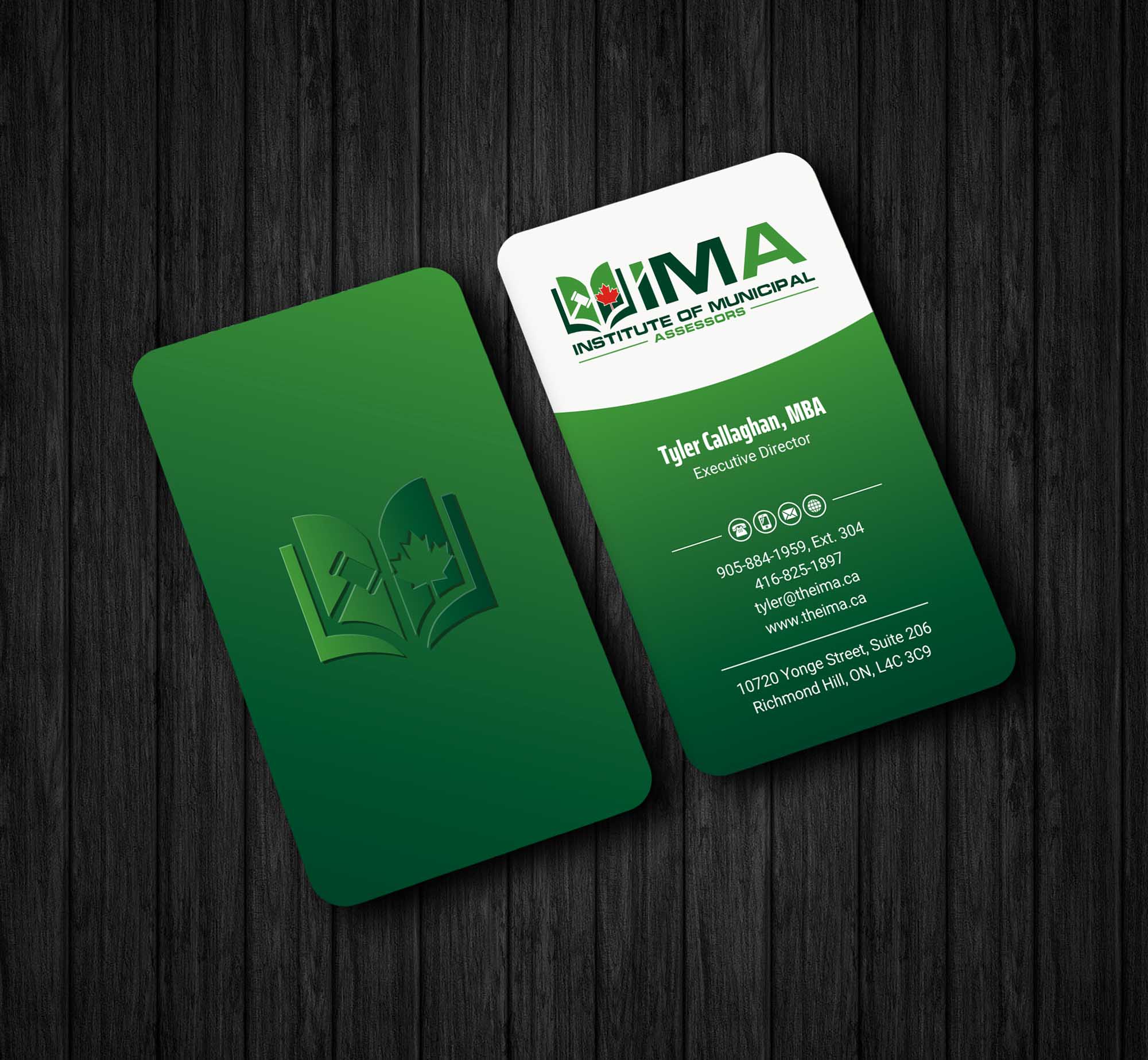 Business Card Design by INDIAN_Ashok for The Institute of Municipal Assessors | Design #24740955
