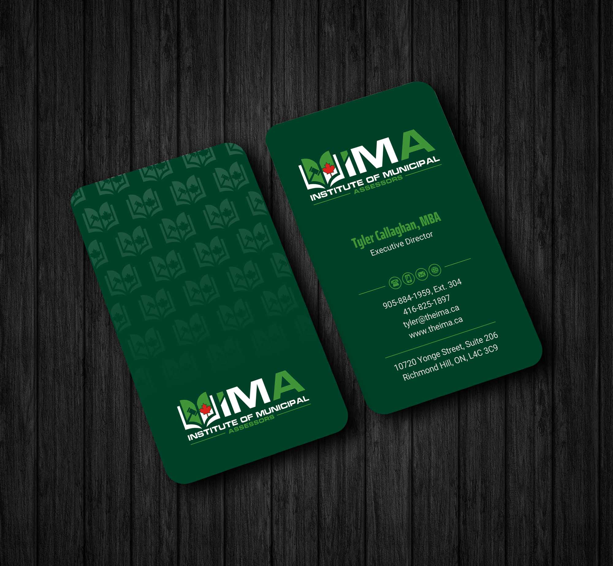 Business Card Design by INDIAN_Ashok for The Institute of Municipal Assessors | Design #24740957