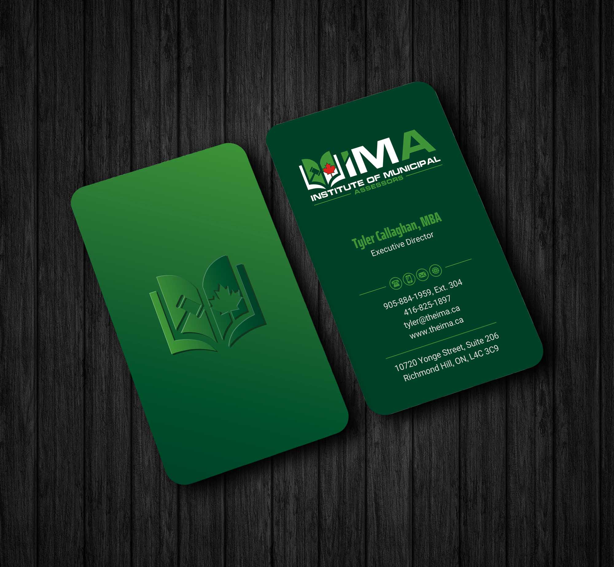 Business Card Design by INDIAN_Ashok for The Institute of Municipal Assessors | Design #24740960