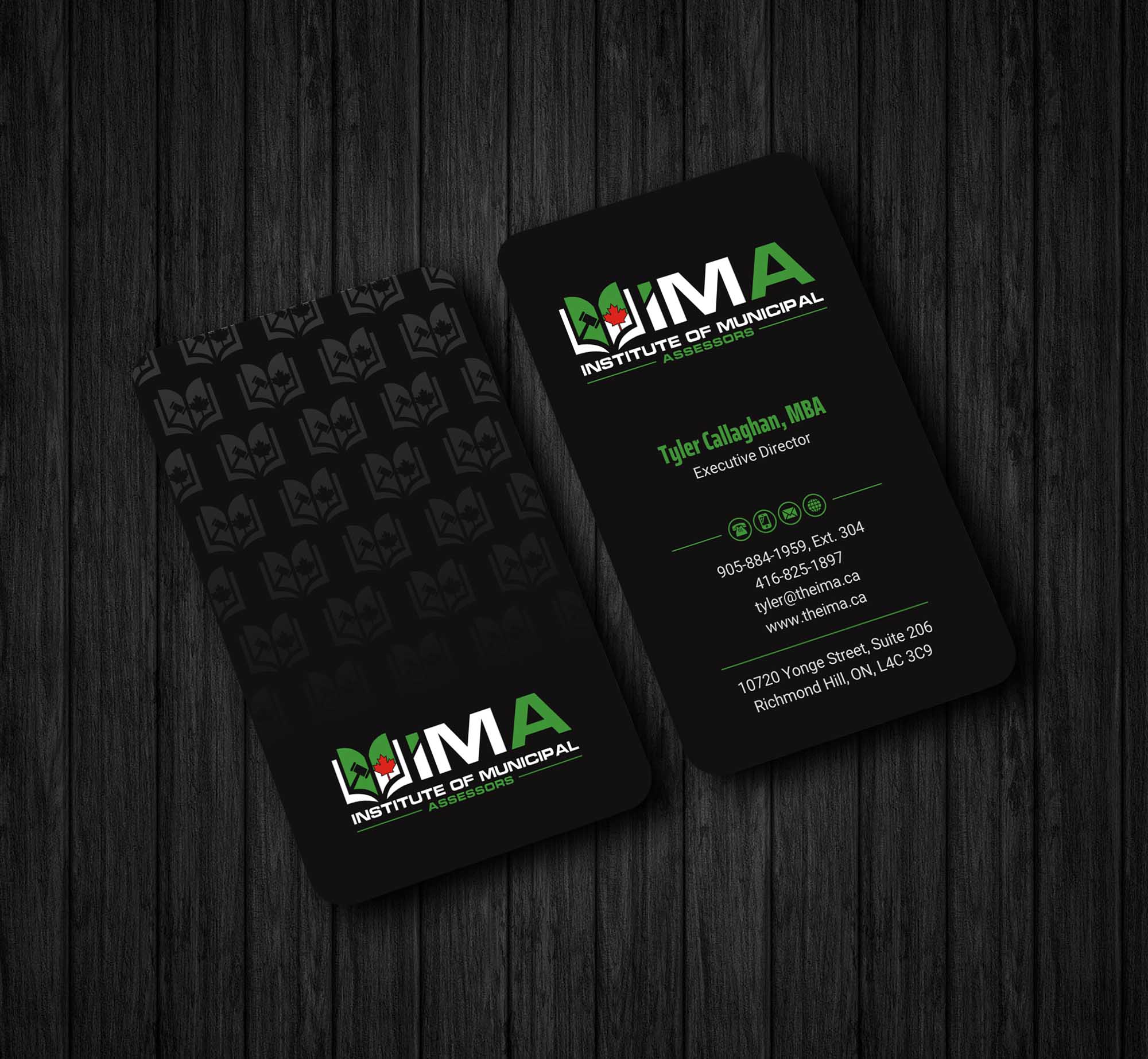 Business Card Design by INDIAN_Ashok for The Institute of Municipal Assessors | Design #24740961