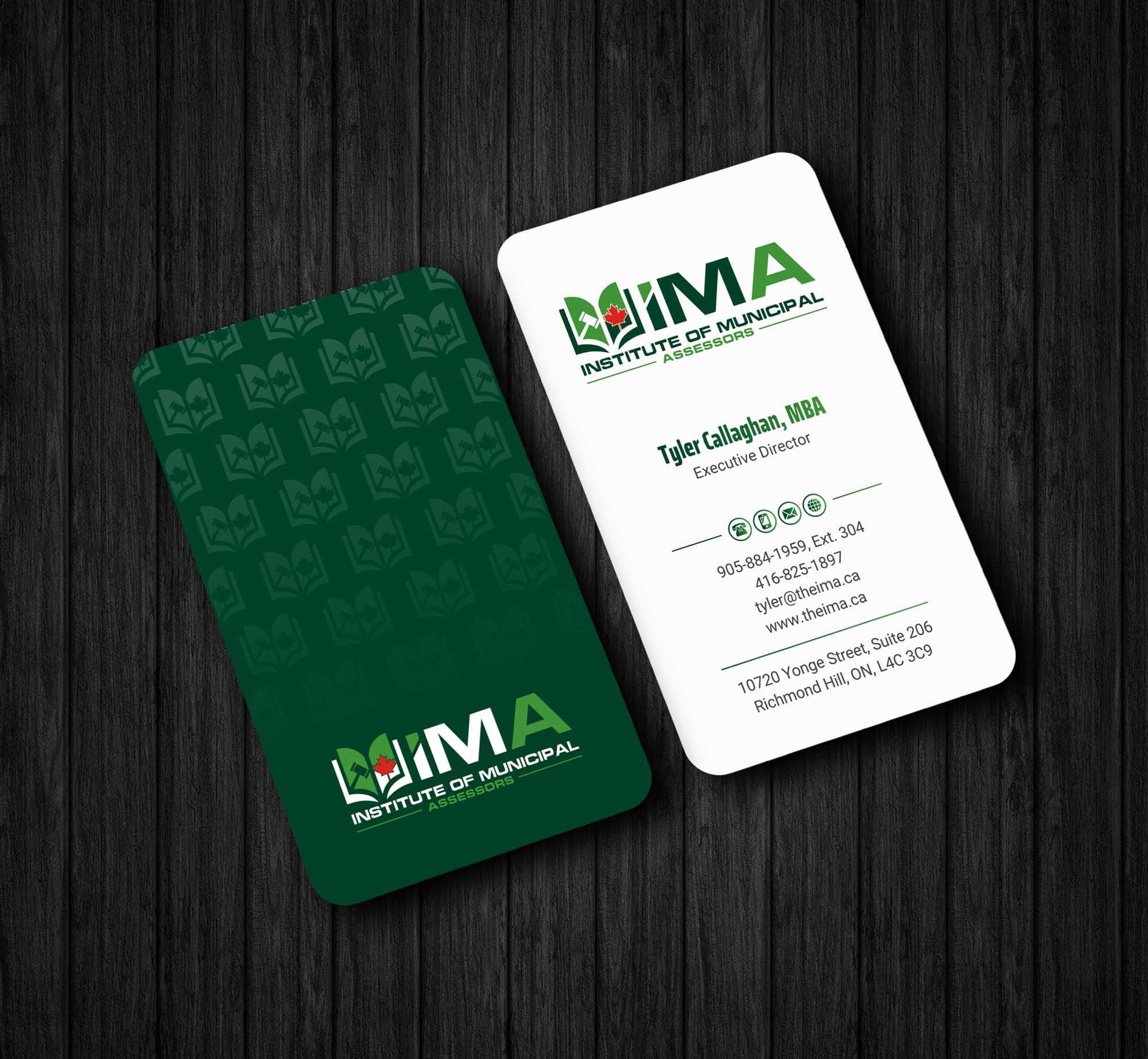 Business Card Design by INDIAN_Ashok for The Institute of Municipal Assessors | Design #24740962