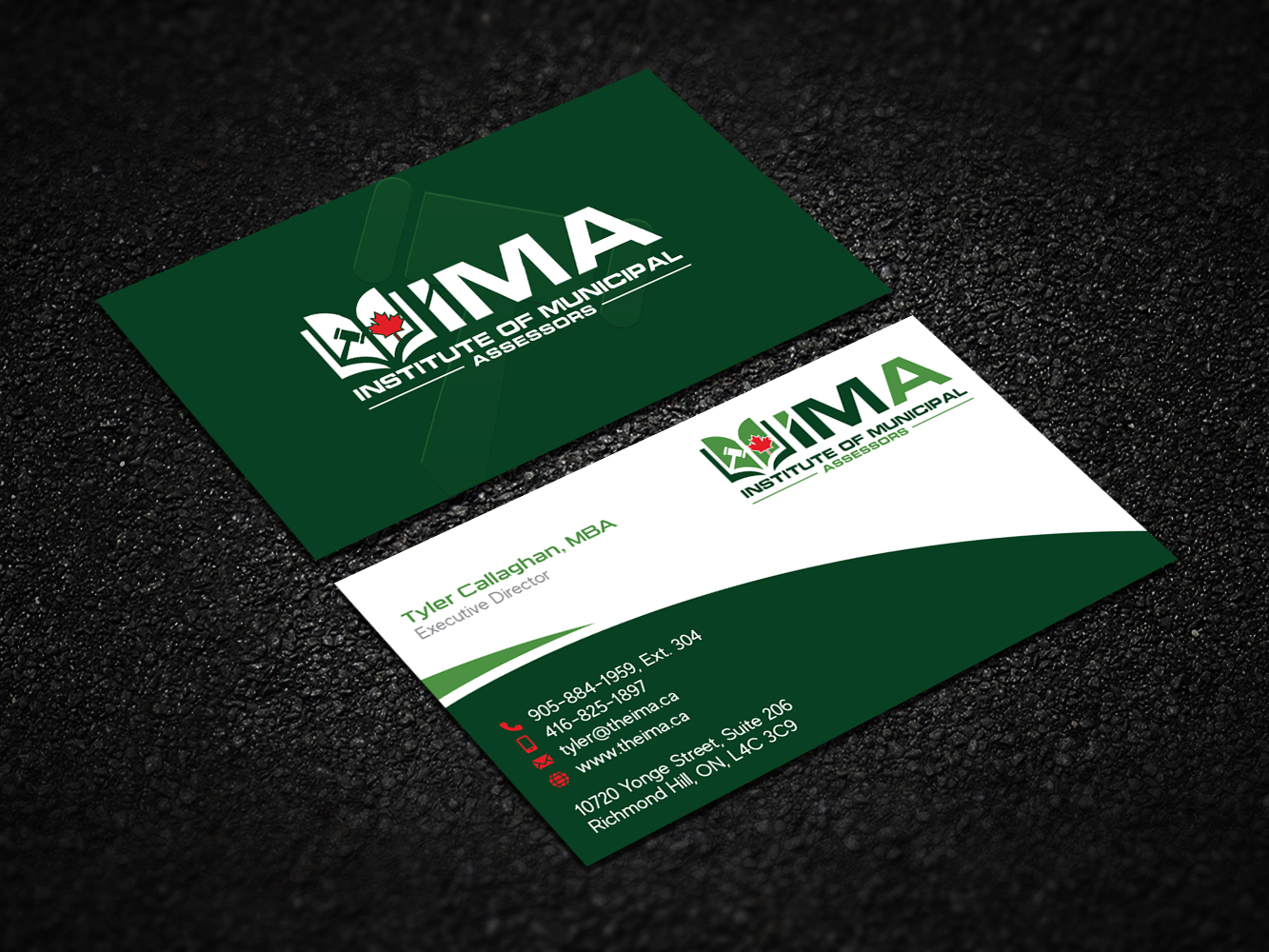 Business Card Design by Verified artistry for The Institute of Municipal Assessors | Design #24743615