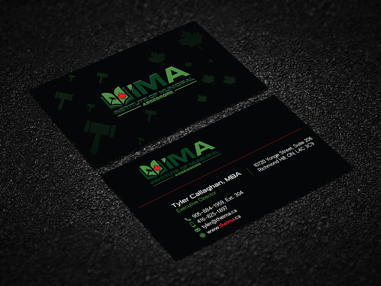 Business Card Design by Verified artistry for The Institute of Municipal Assessors | Design #24743627