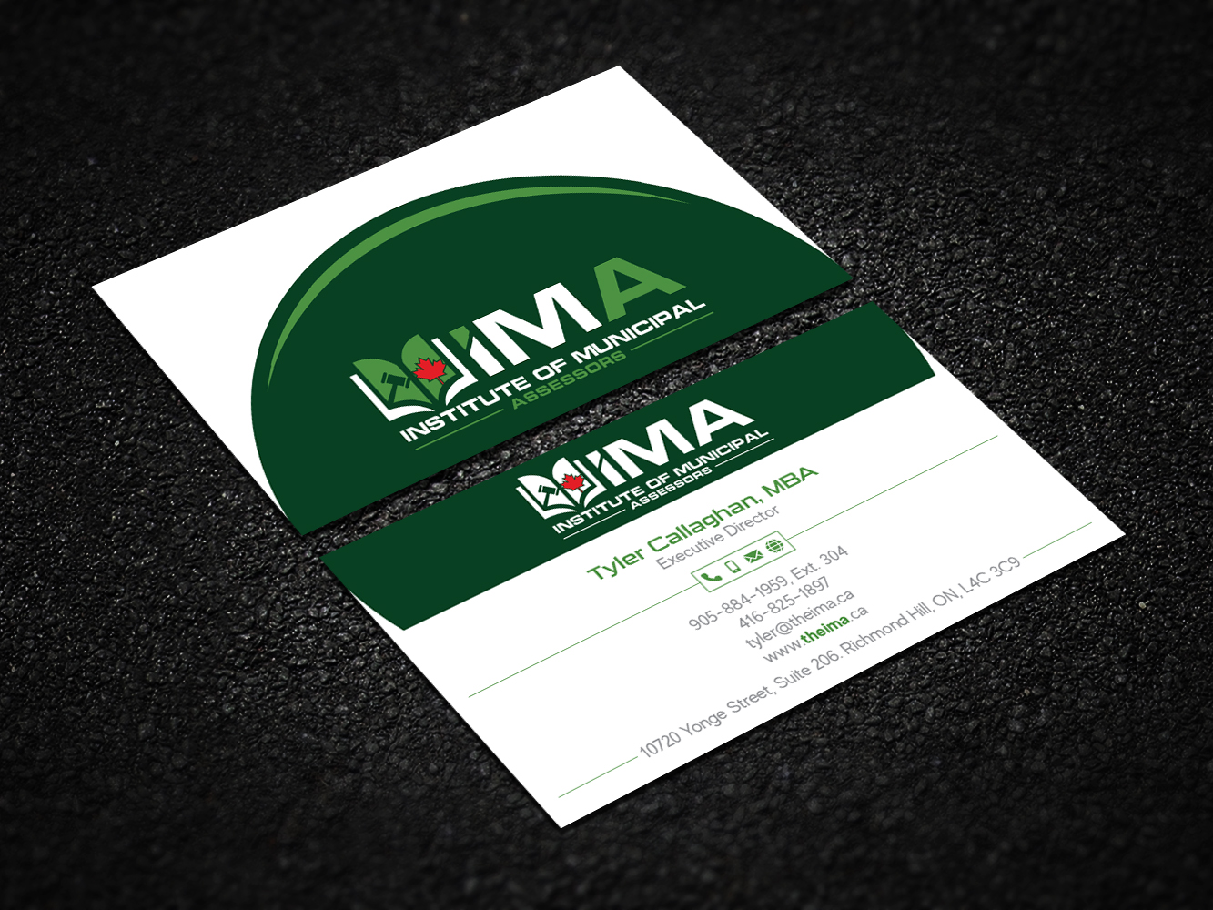 Business Card Design by Verified artistry (Design garden) for The Institute of Municipal Assessors | Design #24743628