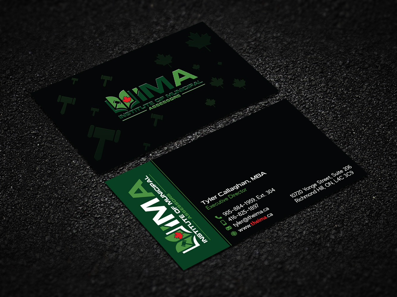 Business Card Design by Verified artistry for The Institute of Municipal Assessors | Design #24743629