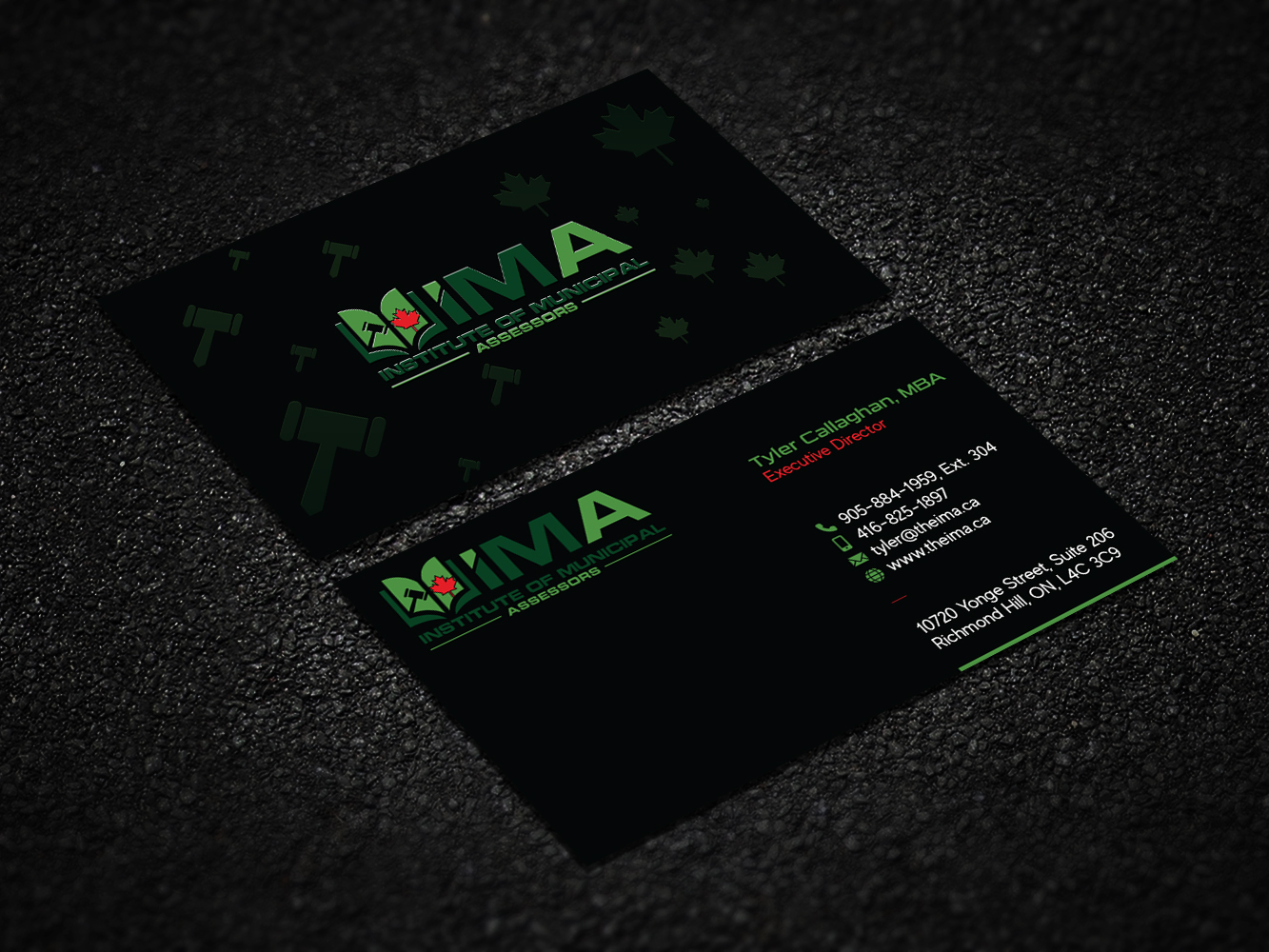 Business Card Design by Verified artistry for The Institute of Municipal Assessors | Design #24743630