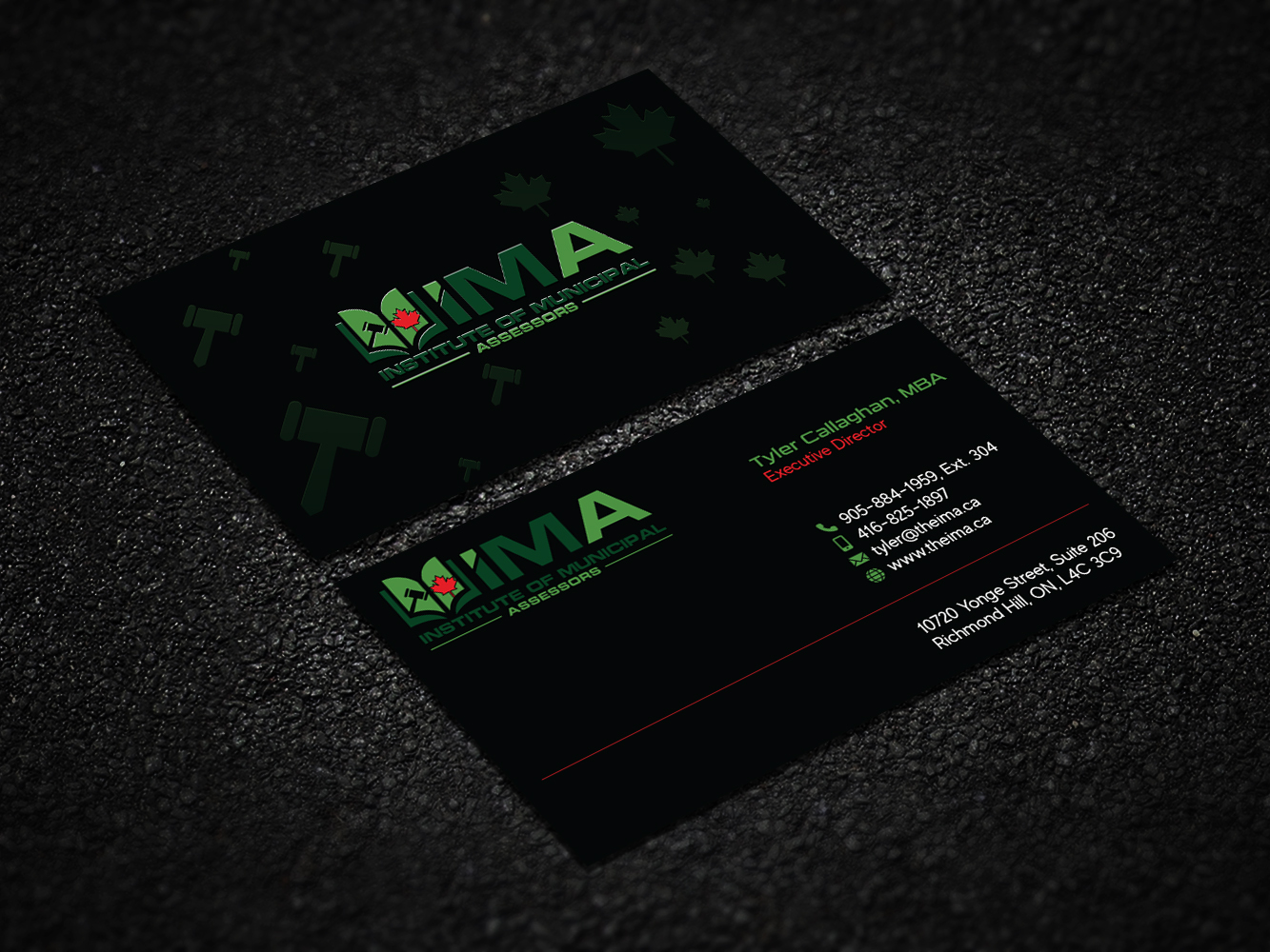 Business Card Design by Verified artistry for The Institute of Municipal Assessors | Design #24743632