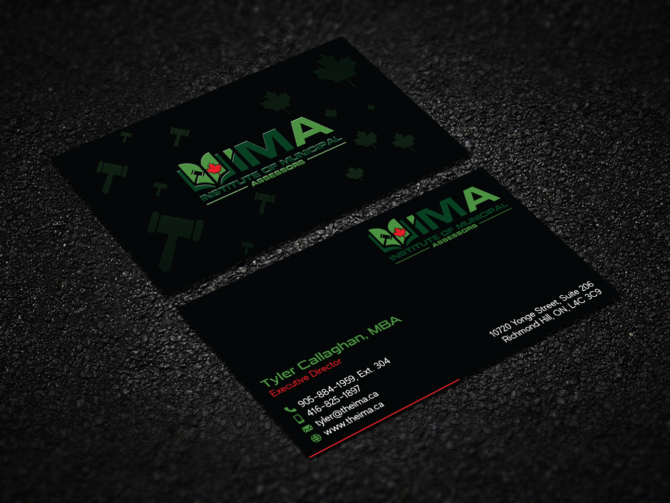 Business Card Design by Verified artistry for The Institute of Municipal Assessors | Design #24743633