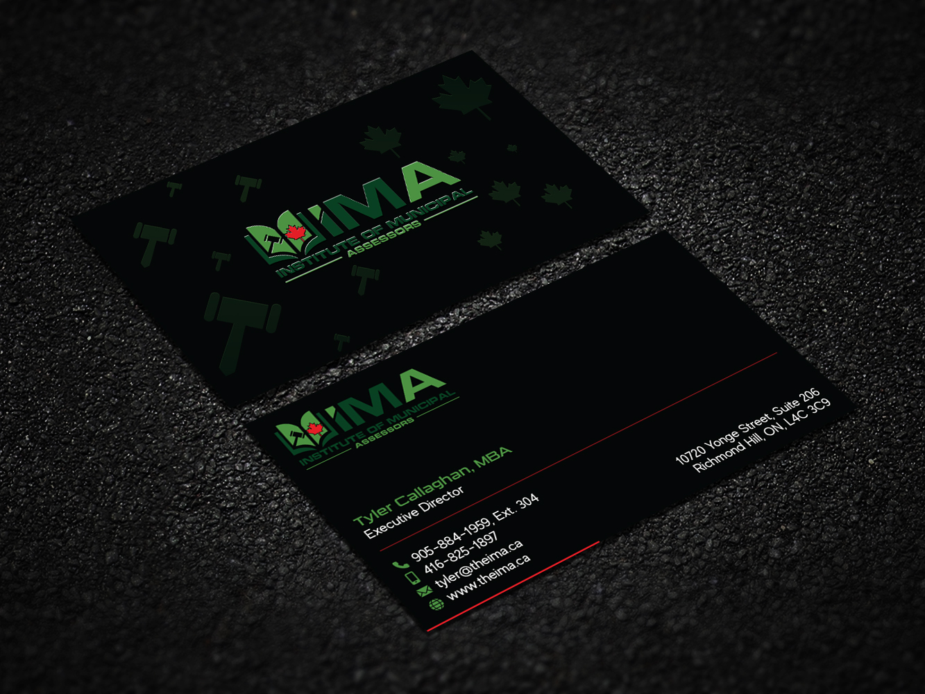 Business Card Design by Verified artistry for The Institute of Municipal Assessors | Design #24743634