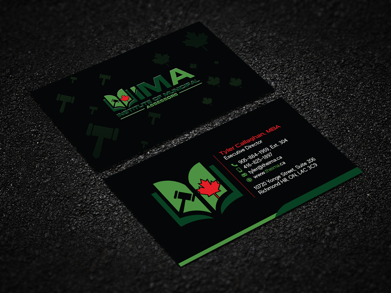 Business Card Design by Verified artistry for The Institute of Municipal Assessors | Design #24743637