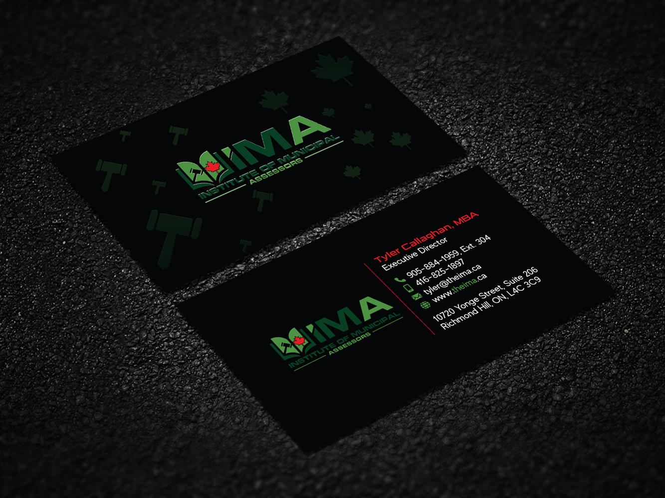 Business Card Design by Verified artistry for The Institute of Municipal Assessors | Design #24743638