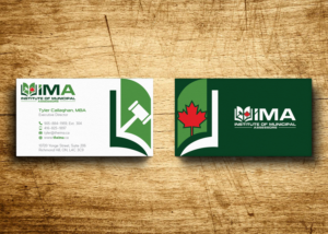 Business Card Design by Verified artistry (Design garden) for The Institute of Municipal Assessors | Design: #24743642