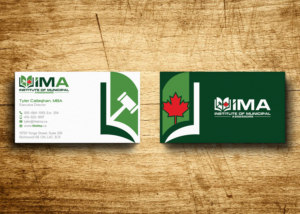 Business Card Design by Verified artistry (Design garden) for The Institute of Municipal Assessors | Design: #24743644