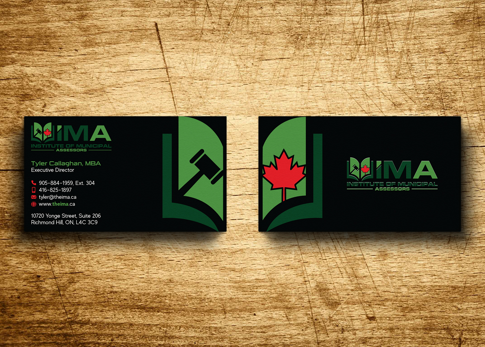 Business Card Design by Verified artistry (Design garden) for The Institute of Municipal Assessors | Design #24743645