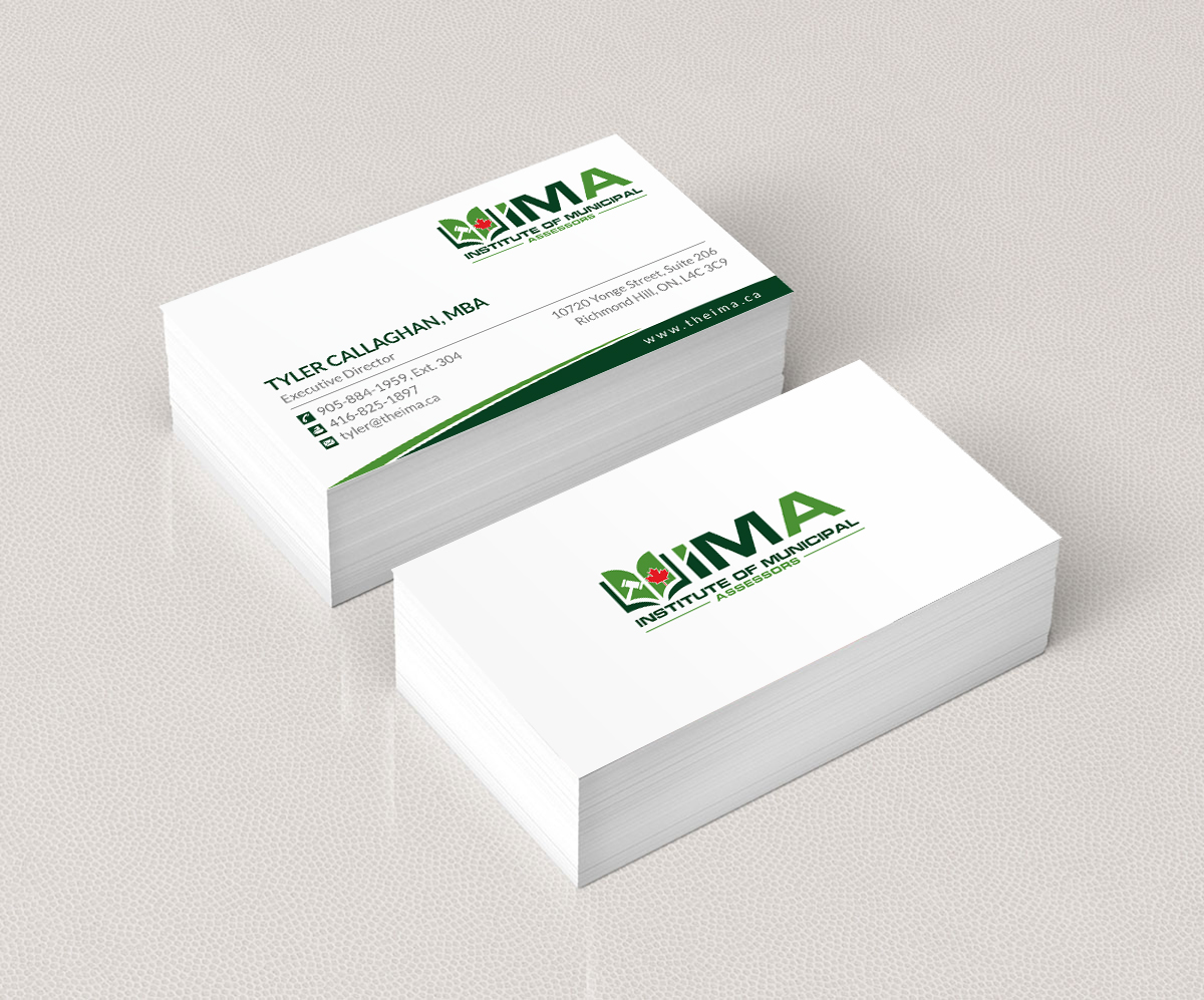 Business Card Design by Infinitive Technology for The Institute of Municipal Assessors | Design #24739390