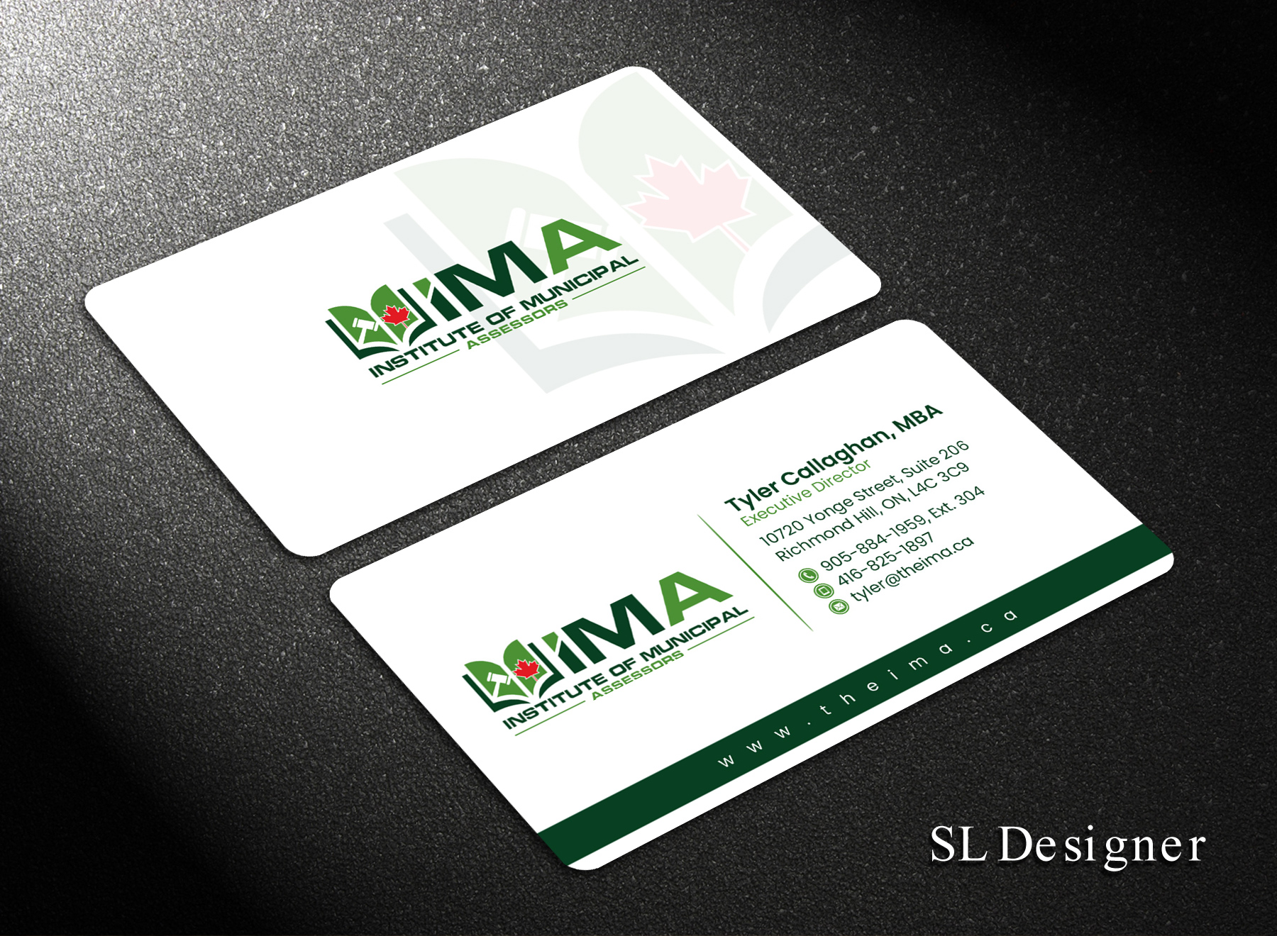 Business Card Design by SL Designer for The Institute of Municipal Assessors | Design #24737062