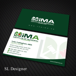 Business Card Design by SL Designer for The Institute of Municipal Assessors | Design: #24737065