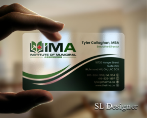 Business Card Design by SL Designer for The Institute of Municipal Assessors | Design: #24737071