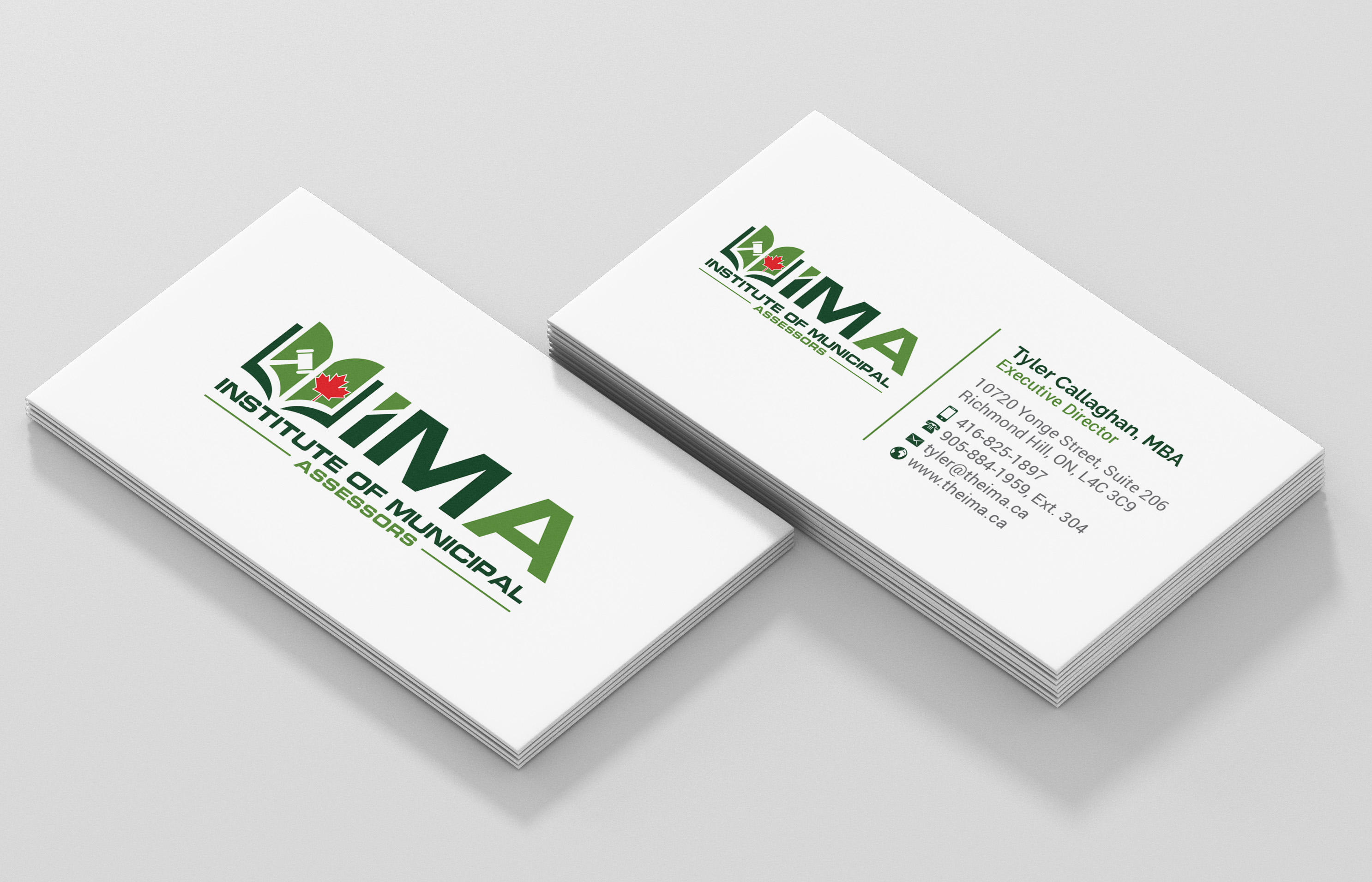 Business Card Design by R.design for The Institute of Municipal Assessors | Design #24735715