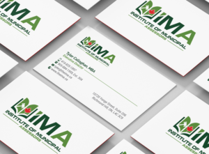 Business Card Design by R.design for The Institute of Municipal Assessors | Design: #24735920
