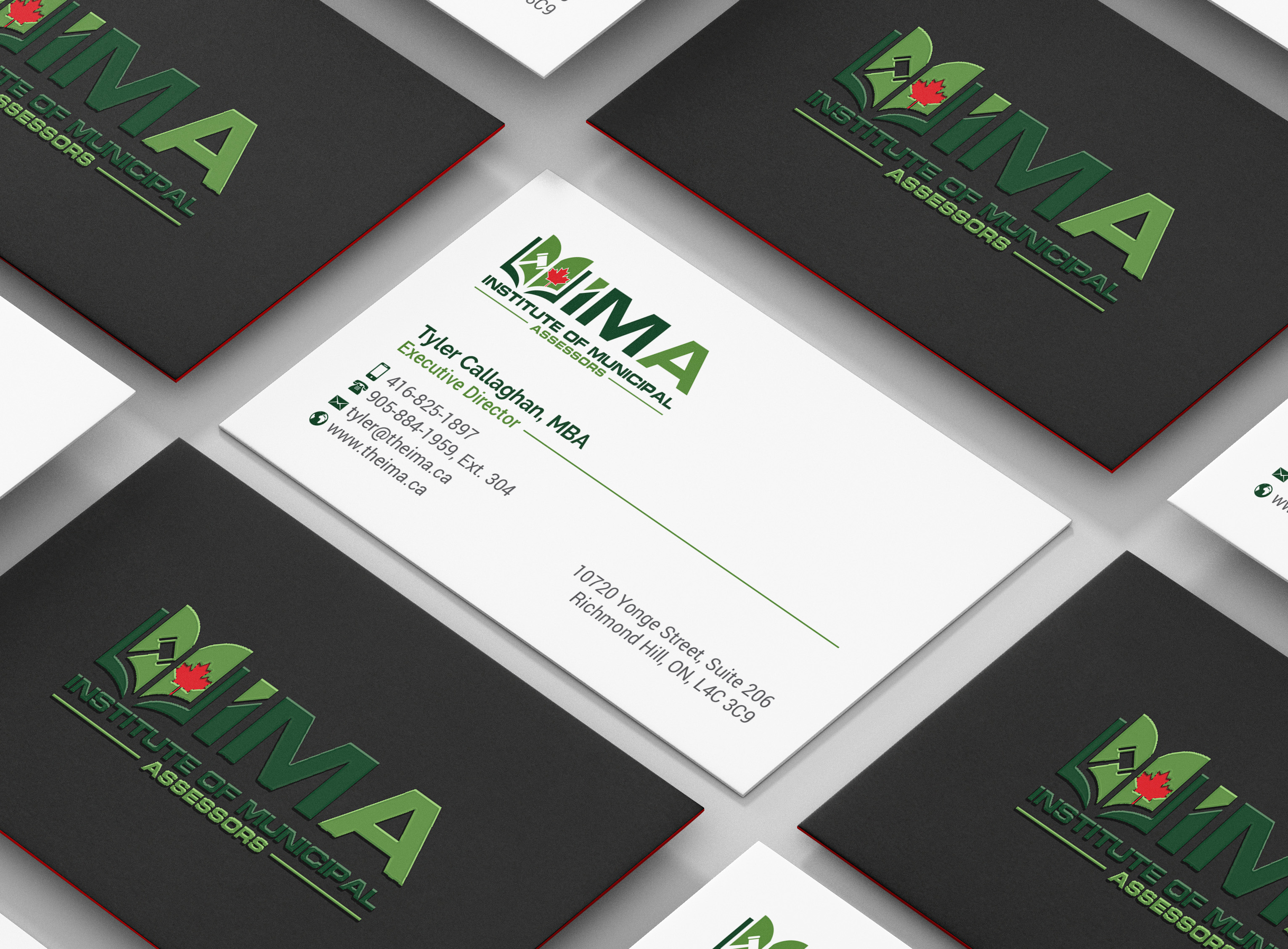 Business Card Design by R.design for The Institute of Municipal Assessors | Design #24735938