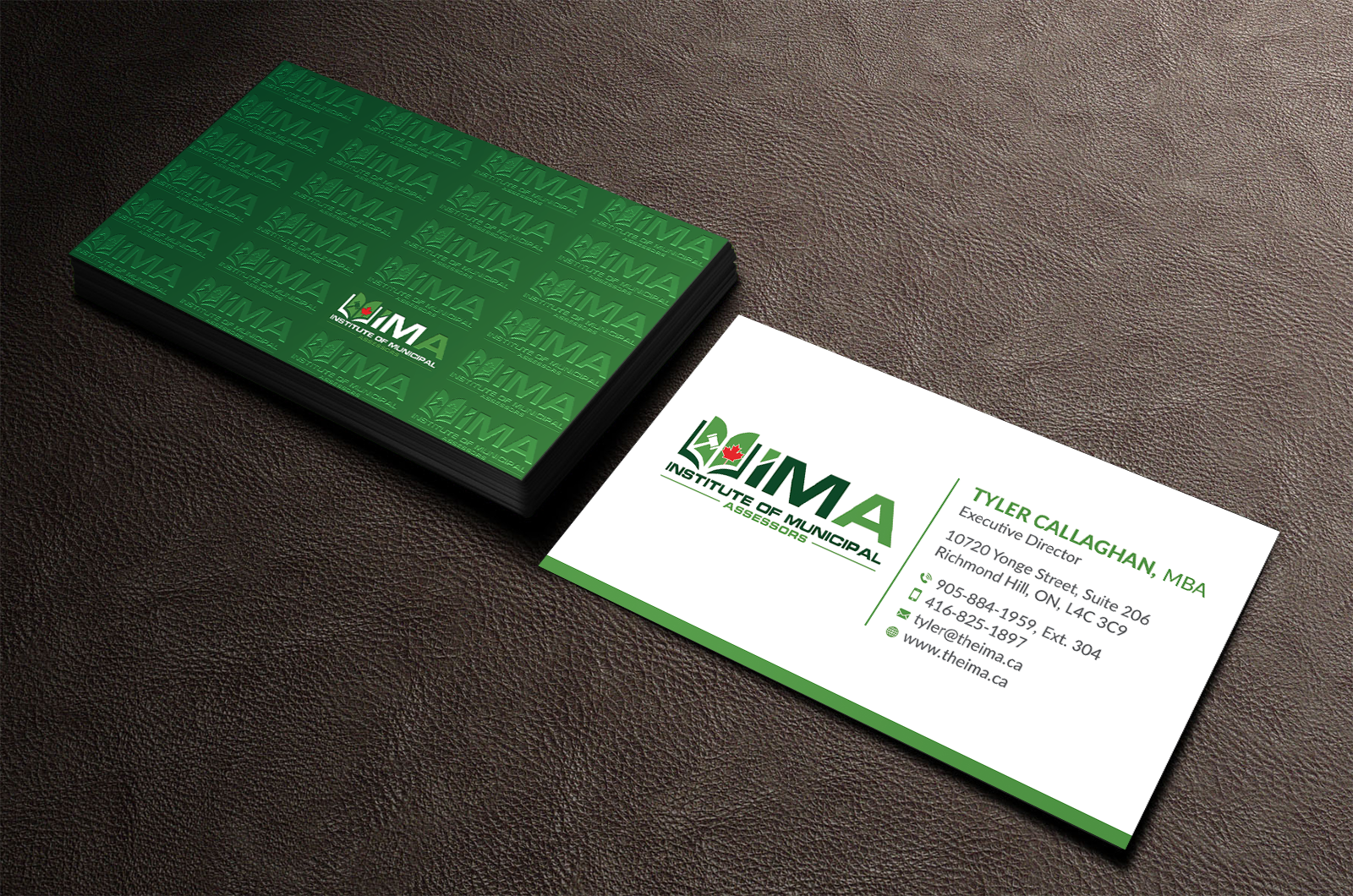 Business Card Design by Neamot for The Institute of Municipal Assessors | Design #24740012