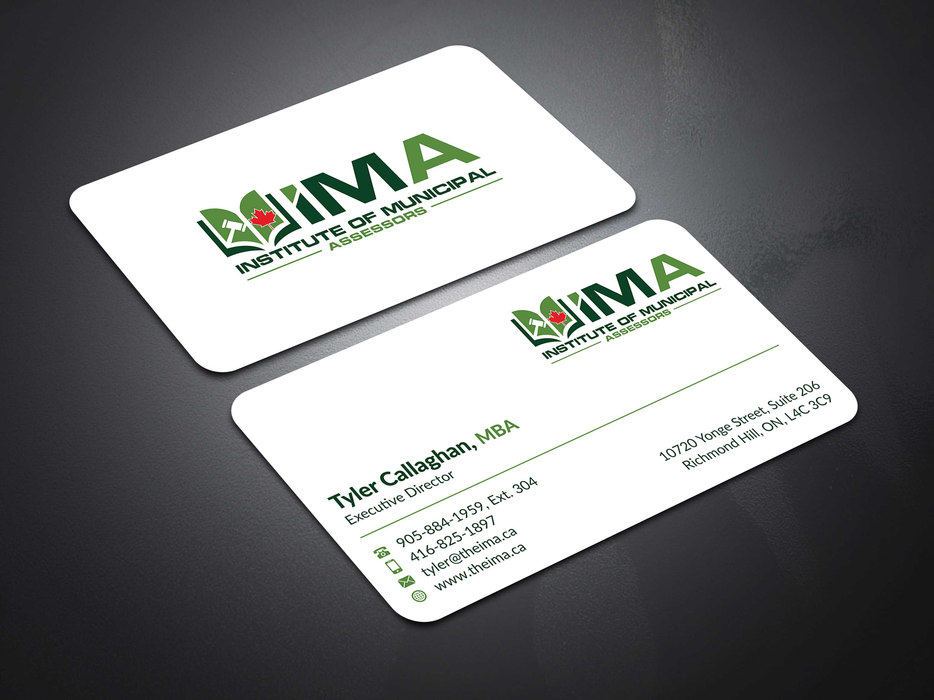 Design de Carte de Visite par Musa. A pour The Institute of Municipal Assessors | Design #24740005