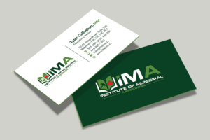Business Card Design by Musa. A for The Institute of Municipal Assessors | Design: #24740008