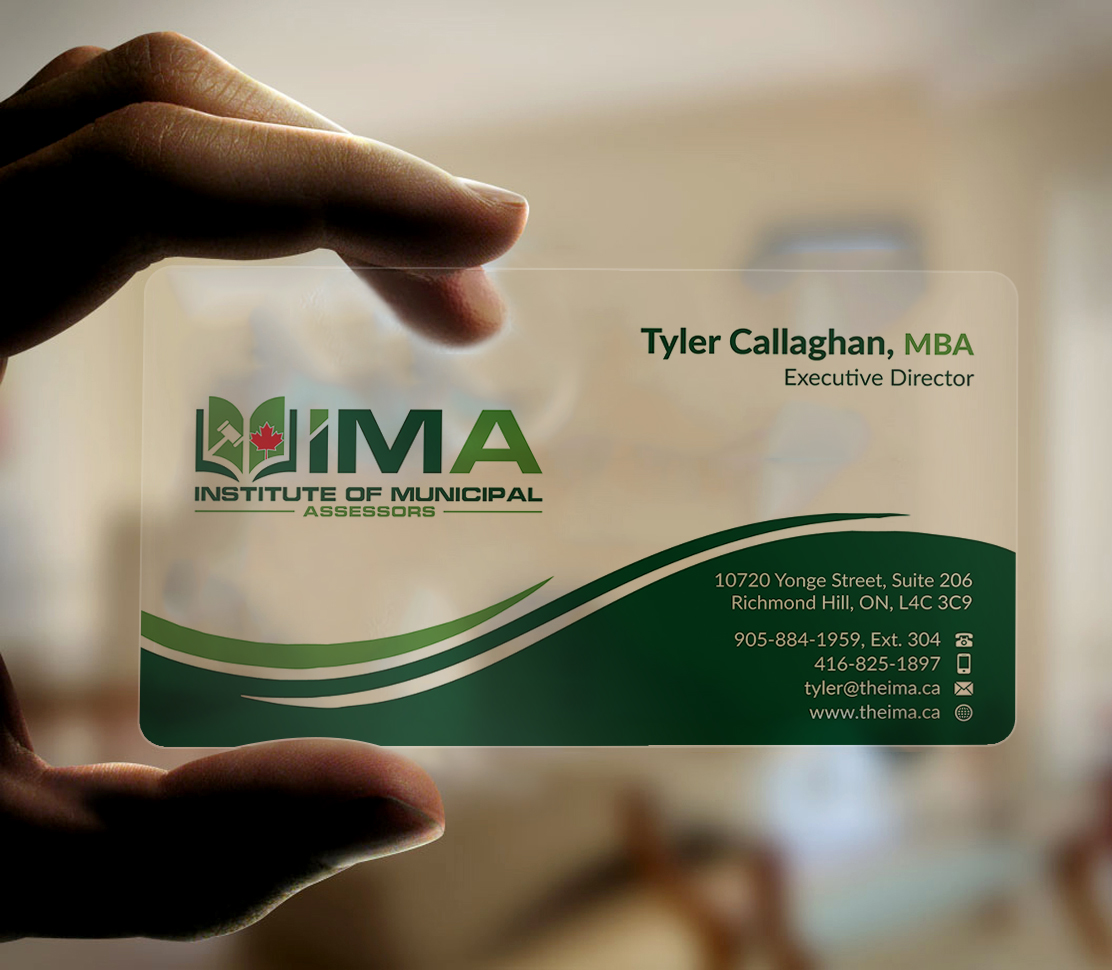 Business Card Design by Musa. A for The Institute of Municipal Assessors | Design #24740009