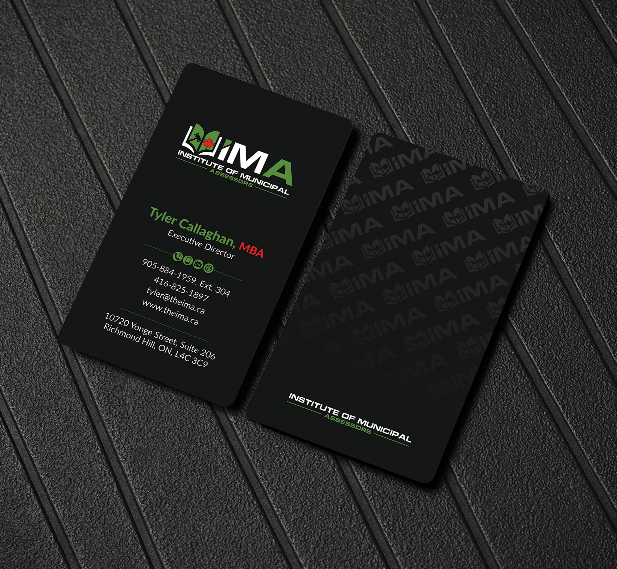 Design de Carte de Visite par Musa. A pour The Institute of Municipal Assessors | Design #24745689
