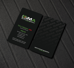 Business Card Design by Musa. A for The Institute of Municipal Assessors | Design: #24745689