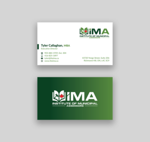 Business Card Design by Musa. A for The Institute of Municipal Assessors | Design: #24749385