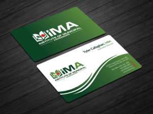 Business Card Design by Musa. A for The Institute of Municipal Assessors | Design: #24749386