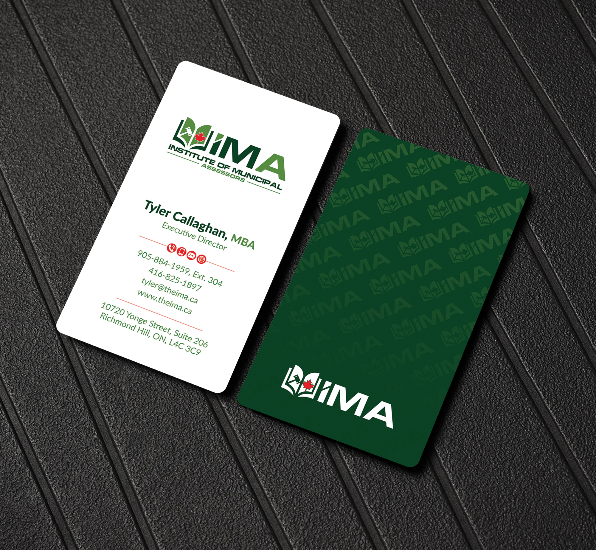 Business Card Design by Musa. A for The Institute of Municipal Assessors | Design #24749387