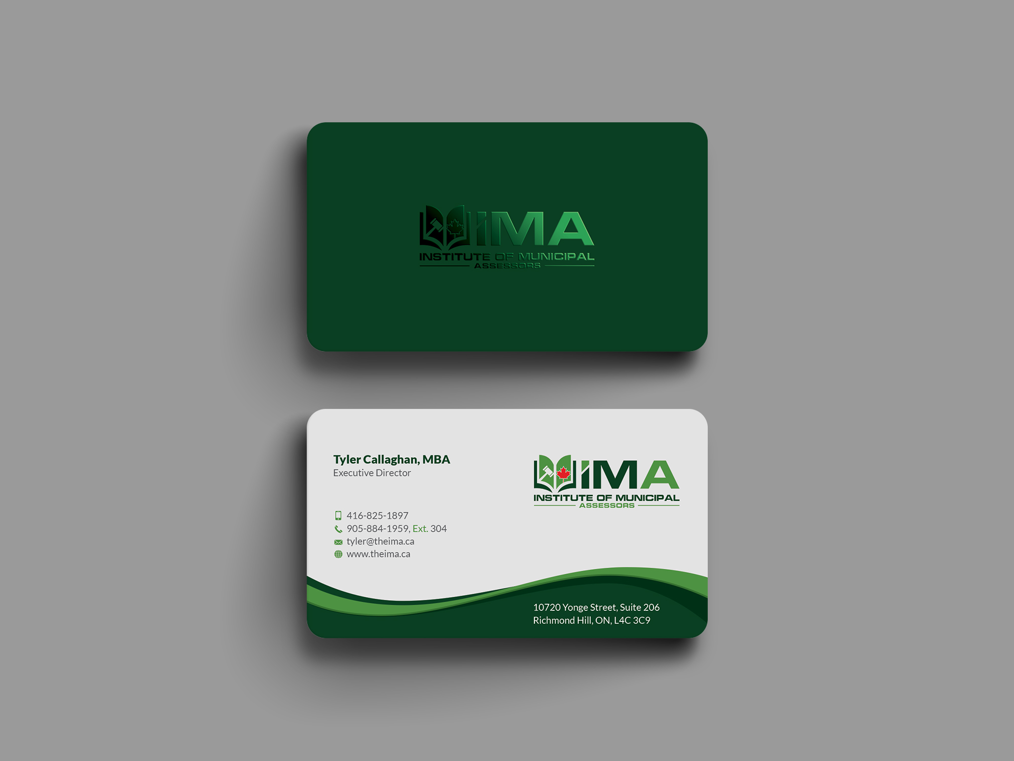 Business Card Design by depictionist for The Institute of Municipal Assessors | Design #24754528