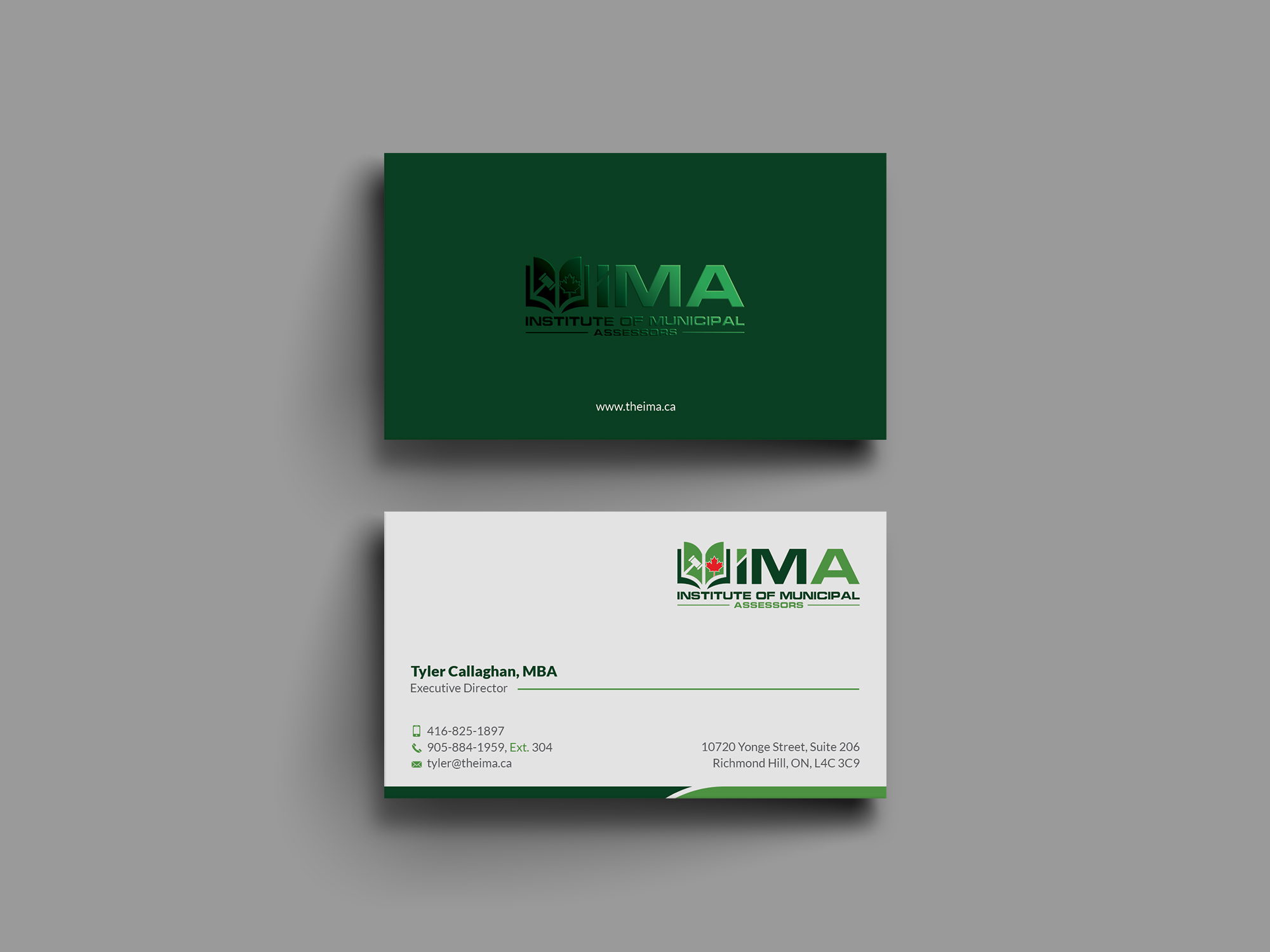 Business Card Design by depictionist for The Institute of Municipal Assessors | Design #24754662