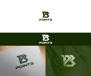 P3   or Point3 or .3%  something with a blend of point3 THC and CBD together. | Logo Design by Vetroff