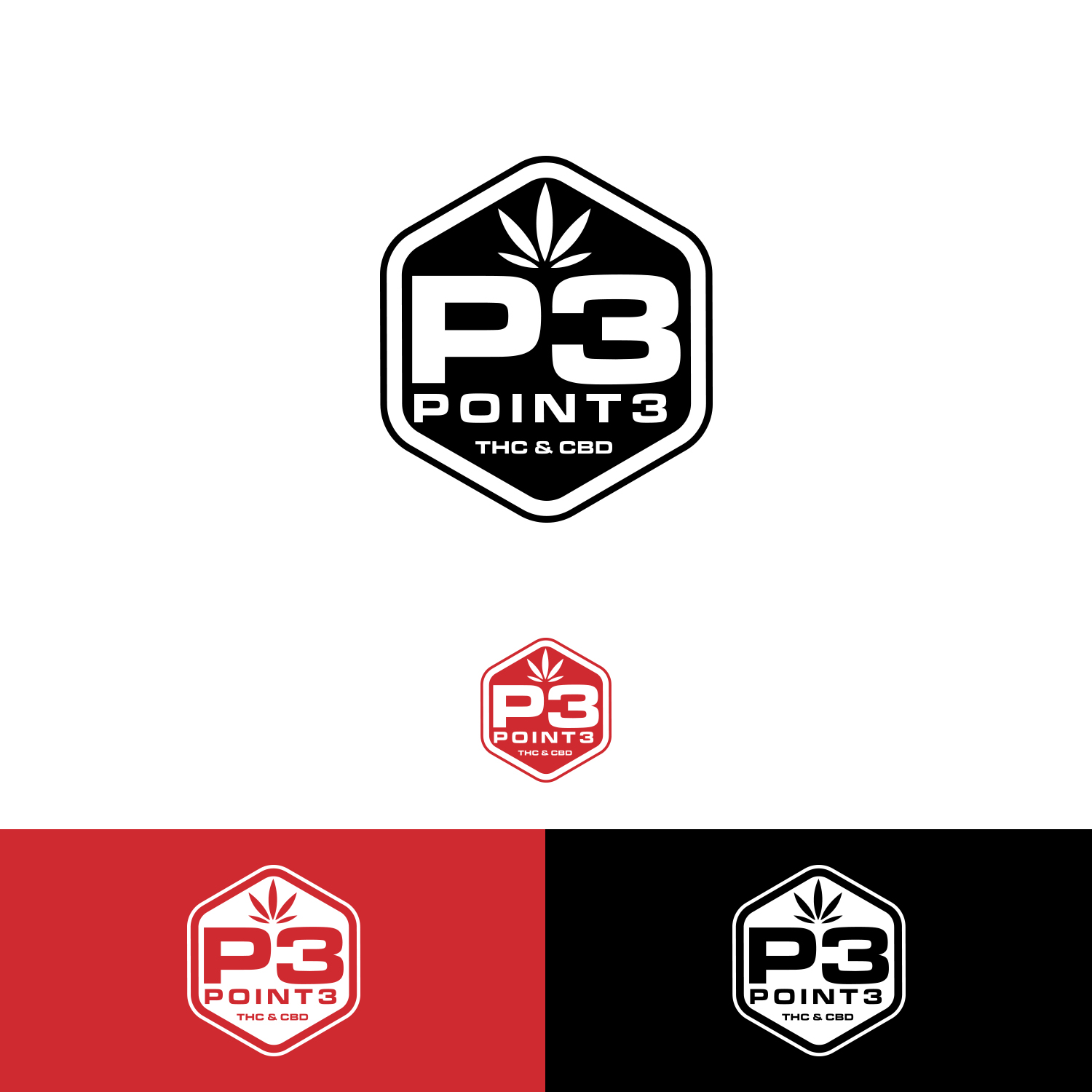 Diseño de Logo por MG.graphics para Point3THC LLC | Diseño #24733737