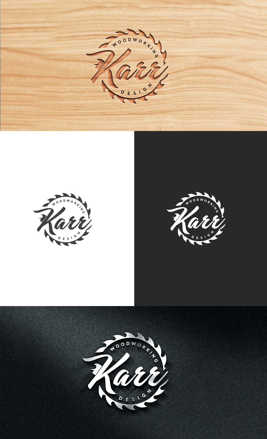 Logo-Design von GLDesigns für Karr Woodworking Design  | Design #24739476