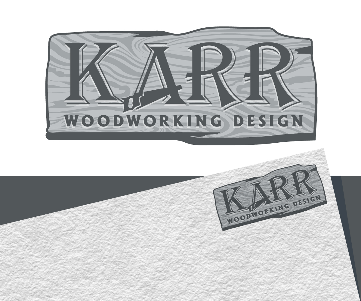 Logo Design by Jay Design for Karr Woodworking Design  | Design #24749154