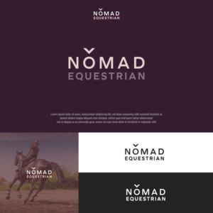 Logo Design by dumieucos for Nomad Equestrian | Design: #24777947