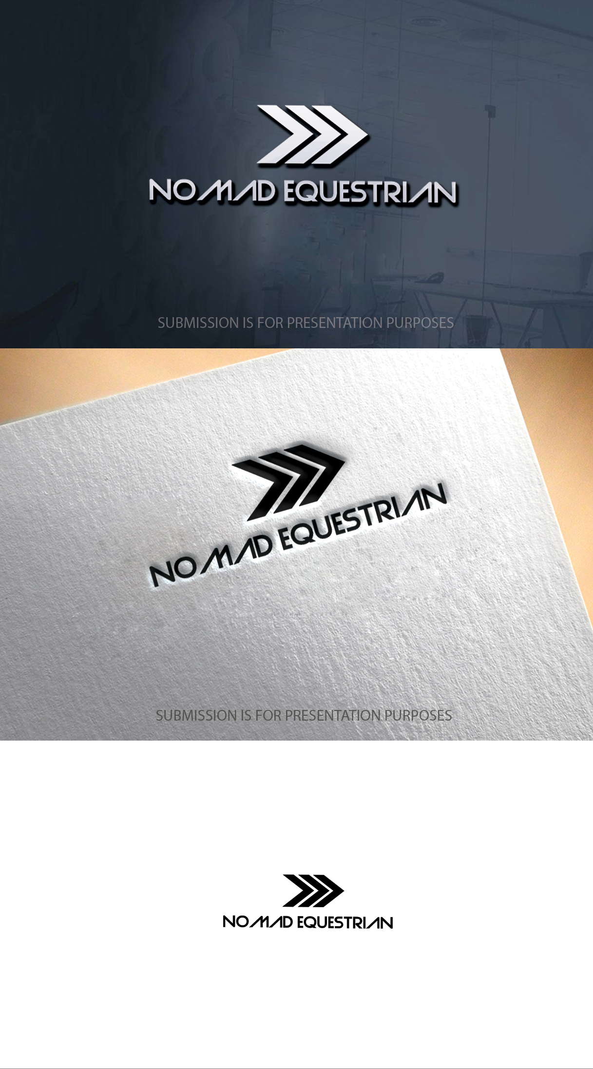 Logo Design by graphicevolution for Nomad Equestrian | Design #24754755