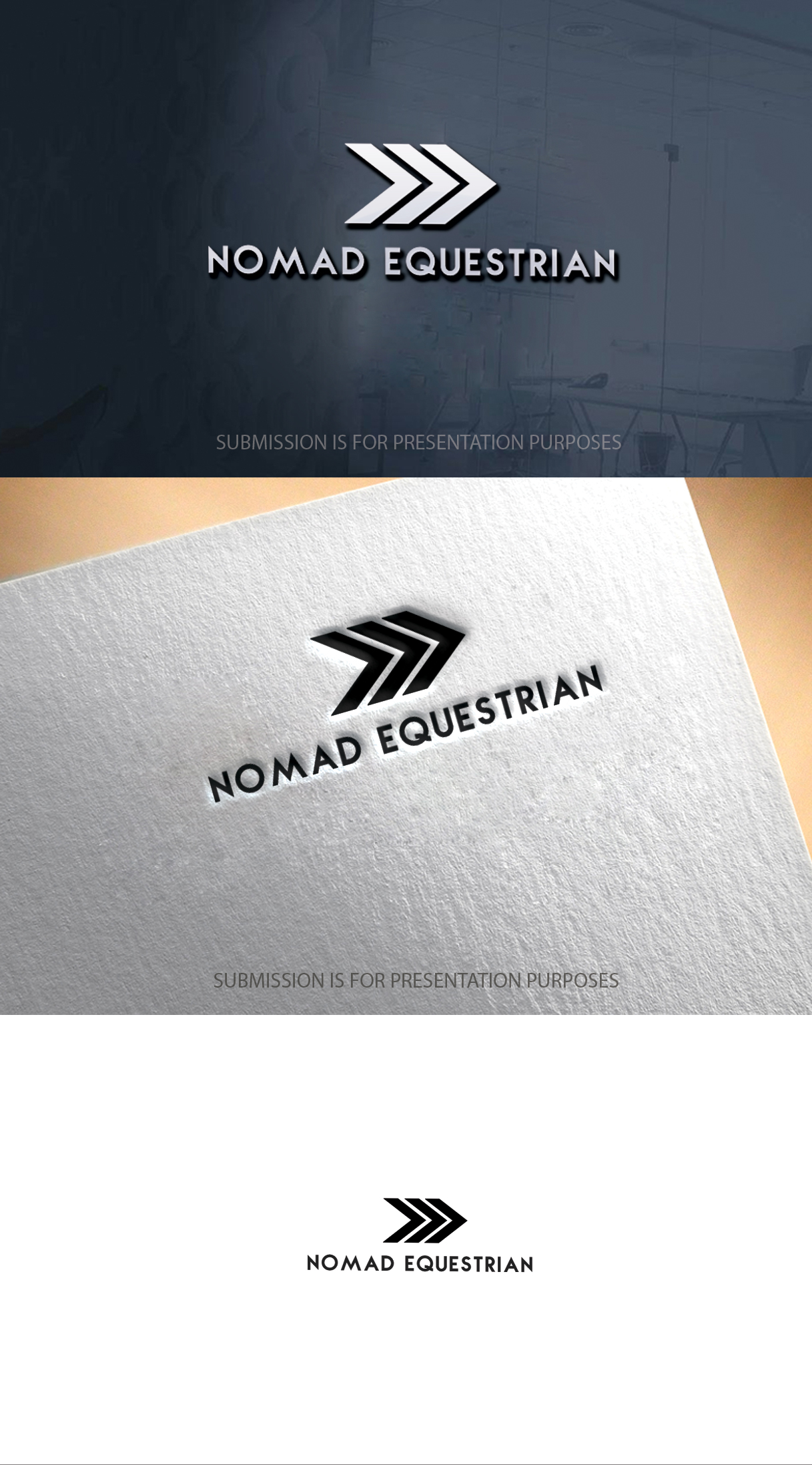 Logo Design by graphicevolution for Nomad Equestrian | Design #24754756