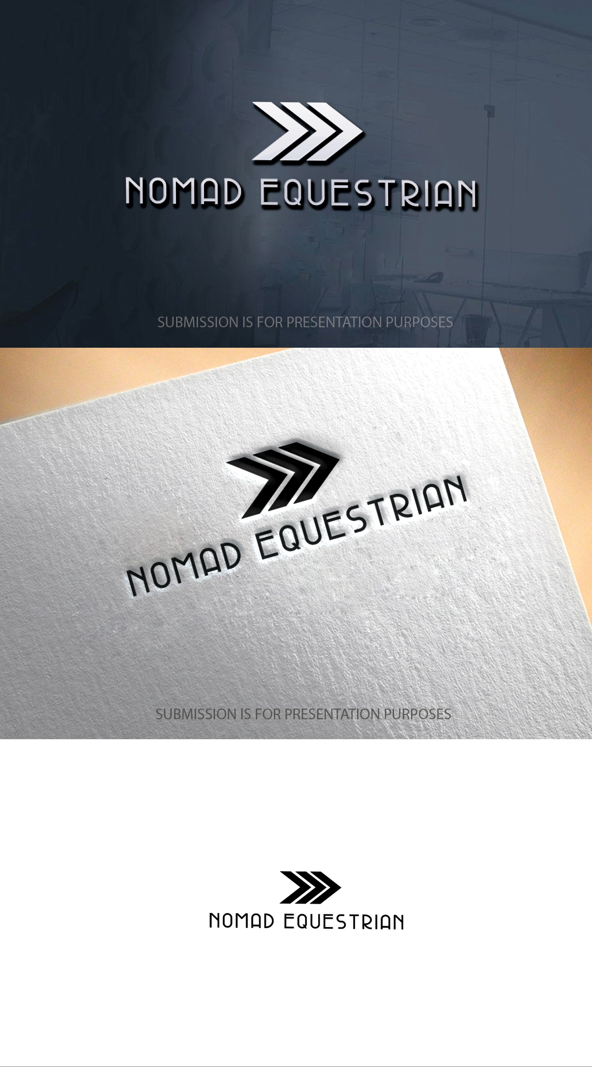 Logo Design by graphicevolution for Nomad Equestrian | Design #24754757