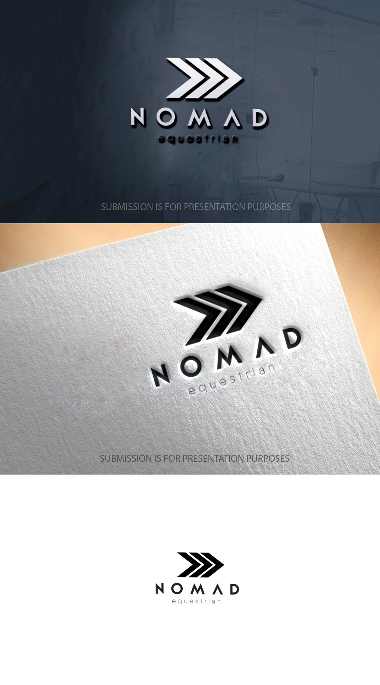 Logo Design by graphicevolution for Nomad Equestrian | Design #24754759