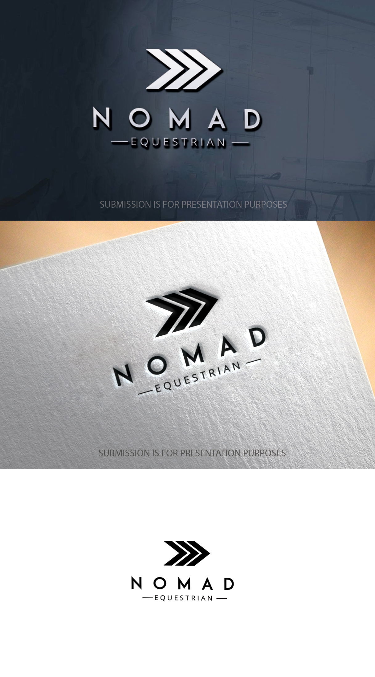 Logo Design by graphicevolution for Nomad Equestrian | Design #24754761
