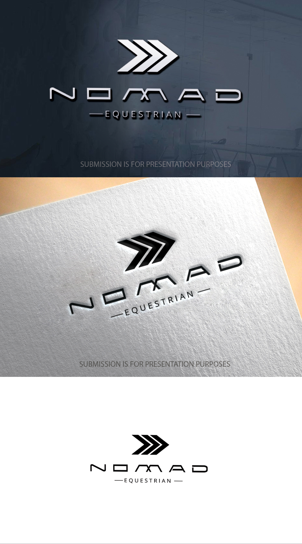 Logo Design by graphicevolution for Nomad Equestrian | Design #24754762