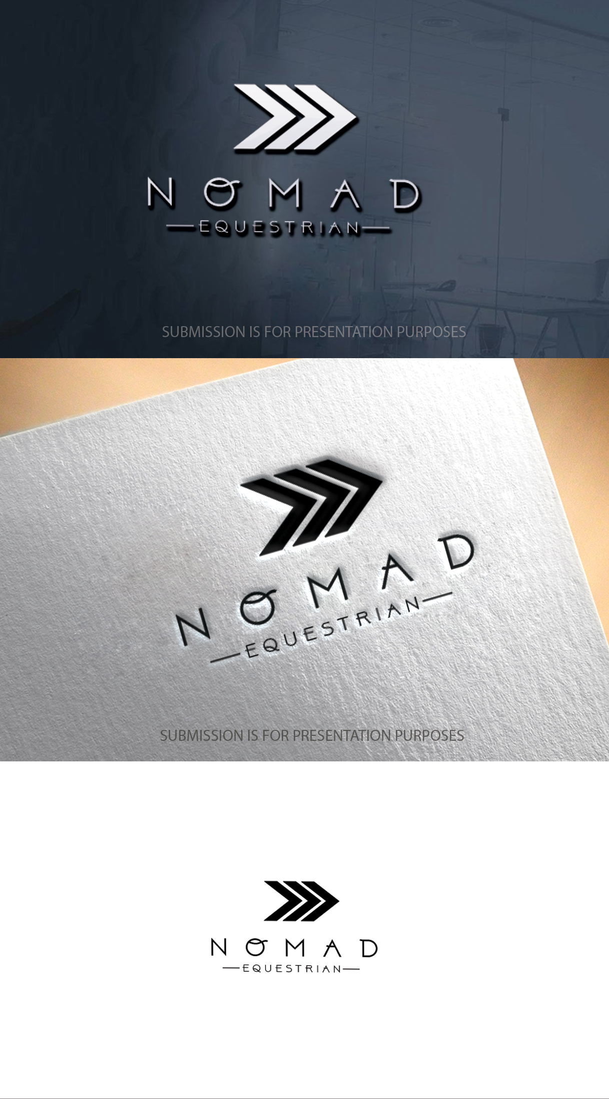 Logo Design by graphicevolution for Nomad Equestrian | Design #24754763