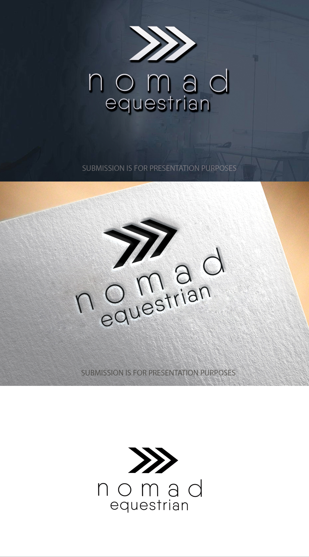 Logo Design by graphicevolution for Nomad Equestrian | Design #24783390